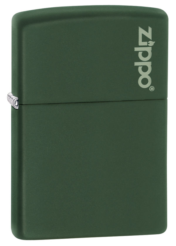 221ZL tulemasin Green Matte w/Zippo Logo-ru