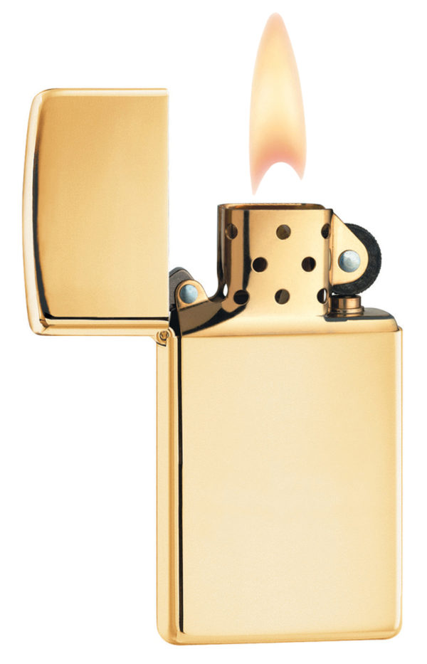 Zippo tulemasin Slim® High Polish Brass - Image 2