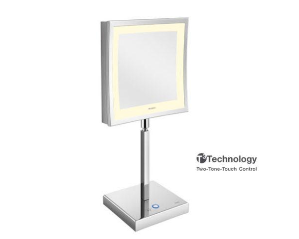 Meigipeegel LED CUBIK laua 215x215mm 3xsuurendus-ru