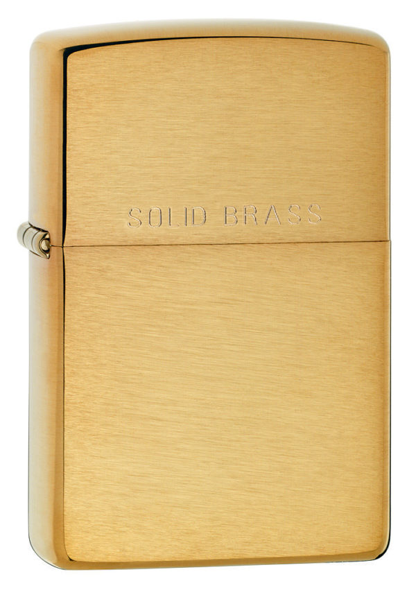 Zippo tulemasin Classic Brushed Solid Brass
