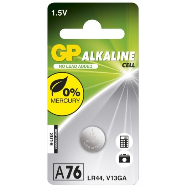 A76-C1 /LR44/LR1154/AG13 patarei GP art 102002-ee