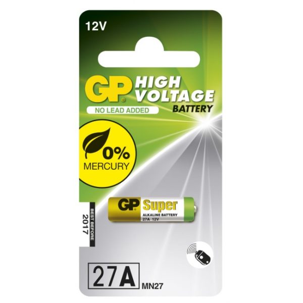 27A-C1 /MN27 12V patarei Alkaline GP art 103021-ee