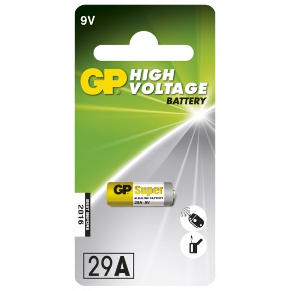 29A-C1 9V patarei Alkaline GP art 103022-ee