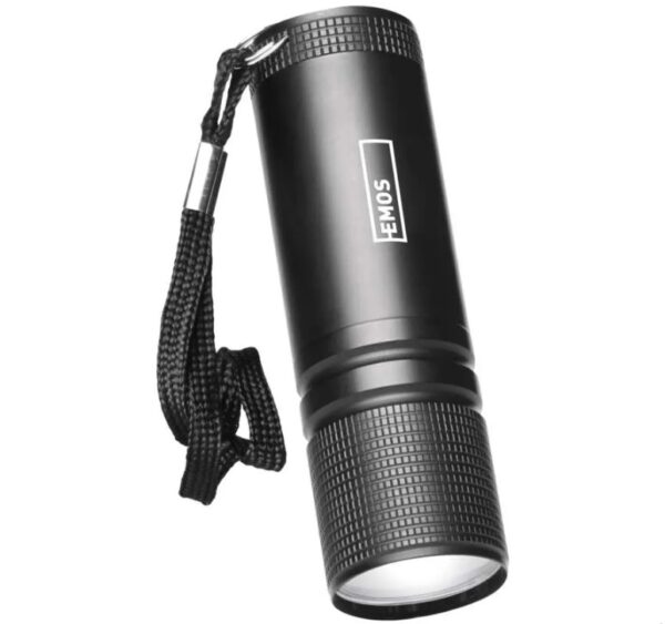 P3894 taskulamp 3W LED 3xAAA must EMOS-ee