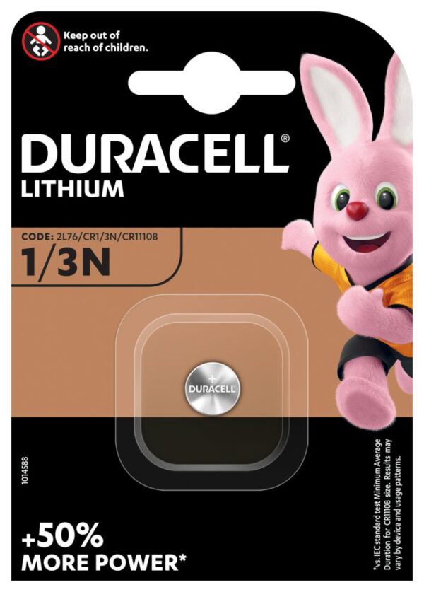 DL CR1/3N patarei 3V Duracell-ee