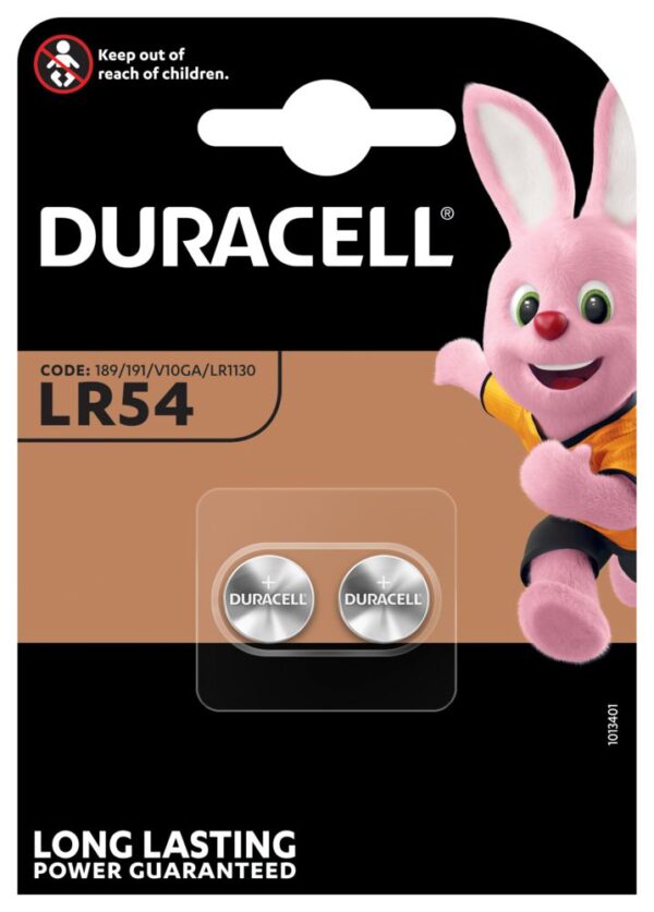 DLR54/2 /189 patarei Duracell-en