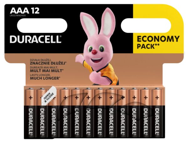 MN 2400/12 AAA patarei Duracell Bsc-ee