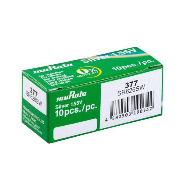 377 patarei SR626SW Murata-ee