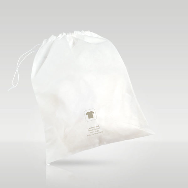 Mustapesukott riidest 60x44cm nööriga