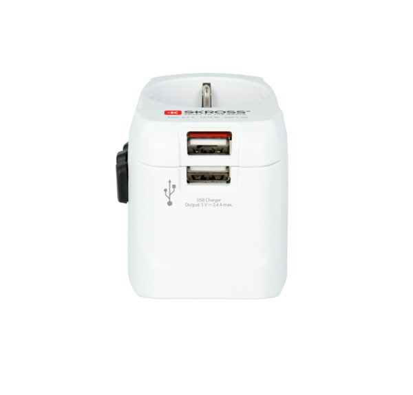 Reisiadapter universaalne PRO 1.302460 Light USB, 2USB pesa 6,3A SKROSS - Image 5