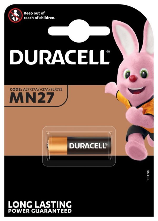 MN 27 12V patarei Duracell-ee