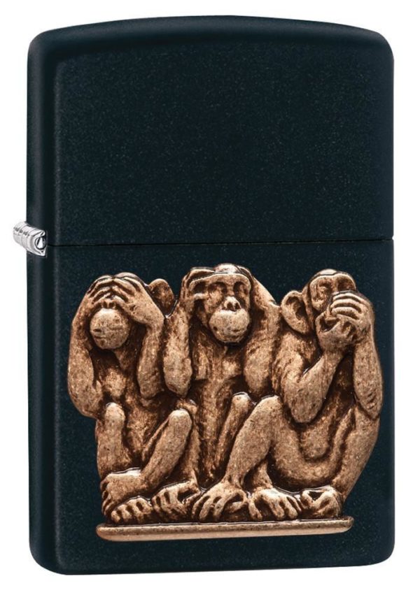 Zippo tulemasin Three Monkeys