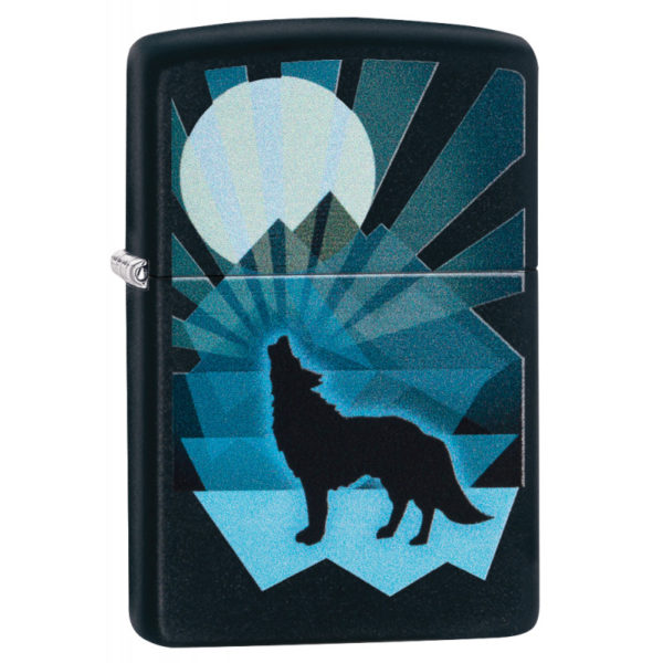 Zippo tulemasin Wolf and Moon Design