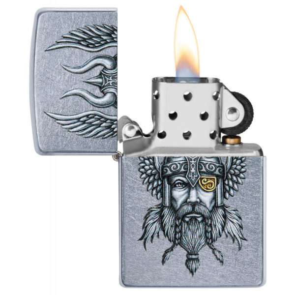Zippo tulemasin Viking Warrior Design - Image 2