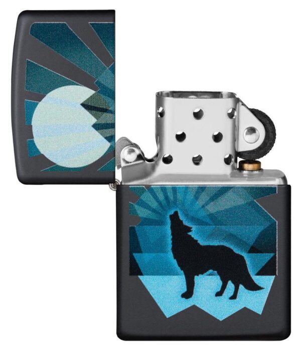 Zippo tulemasin Wolf and Moon Design - Image 7