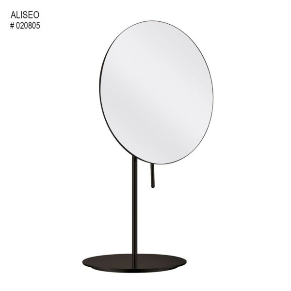 Meigipeegel Cosmo Minimalist lauale must matt 353x200mm 3xsuurendus