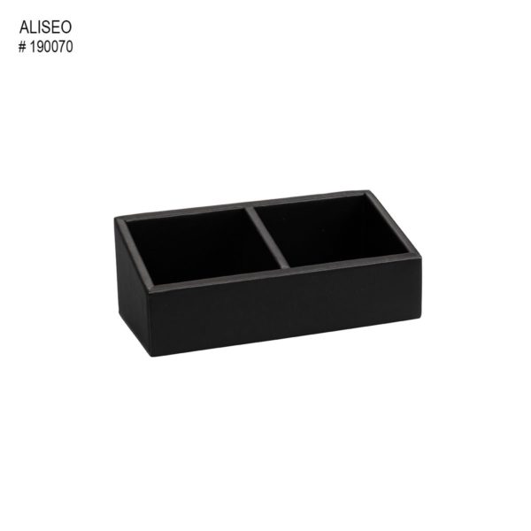 Tops 2-osaline 15x7x5,5cm The Londoner kunstnahk must