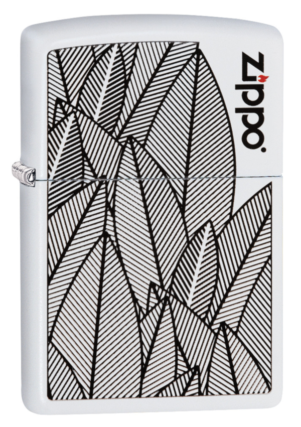 Zippo tulemasin Leaves Design
