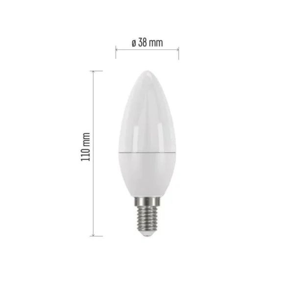 LED лампа 7,3W E14 Candle Warm White — изображение 4