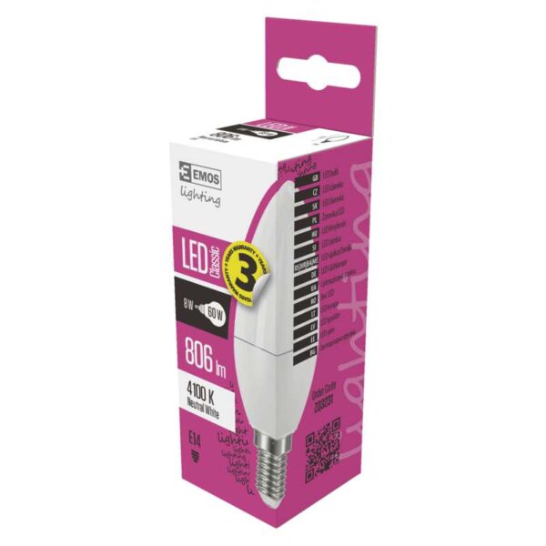 LED pirn 8W E14 NW KÃ¼Ã¼nal CLS EMOS - Image 2