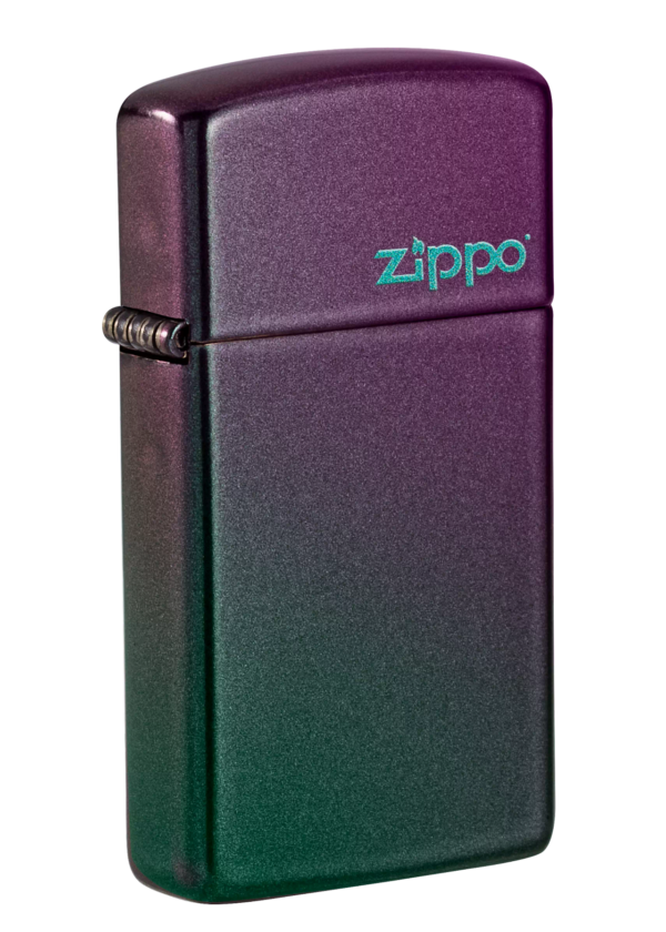 Zippo tulemasin Slim® Iridescent Zippo logo