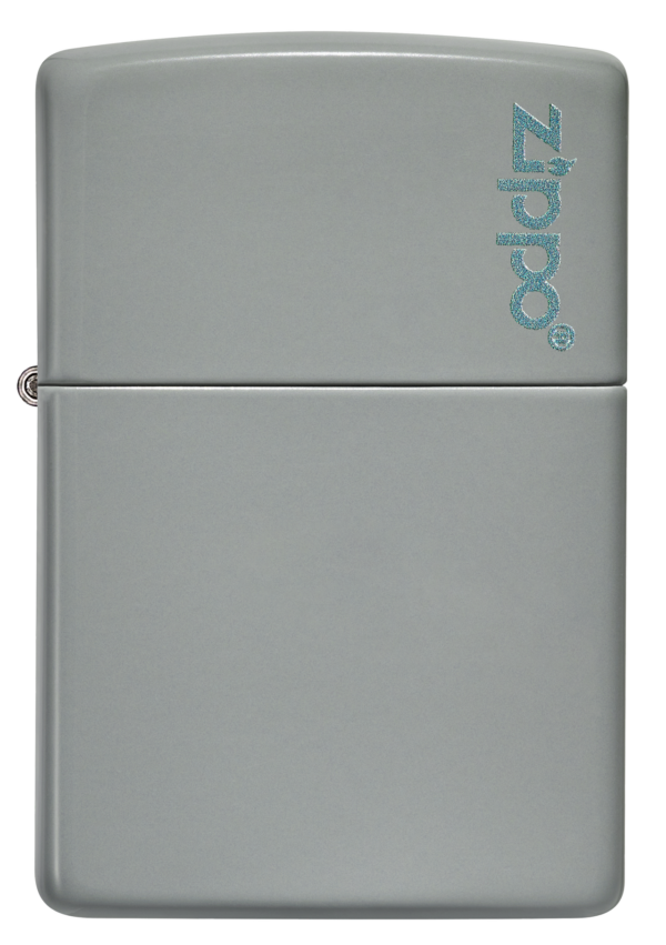 Zippo tulemasin Classic Flat Grey Zippo Logo - Image 5