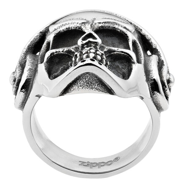 Zippo sormus Headphone Skull teras 2,5x2,6x0,6cm suurus 60; 2006263 - Image 2