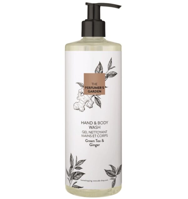 KÃ¤te-kehageel 500ml Perfumers Garden Green Tea & Ginger pumppudel TPA500CIHBW