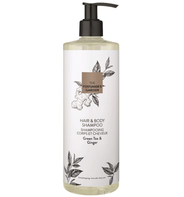 Shampoon (juukse, keha) 500ml Perfumers Garden Green Tea & Ginger pumppudel TPA500CIHBW