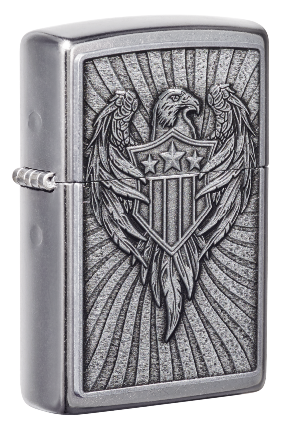 Zippo tulemasin Eagle Shield Emblem Design