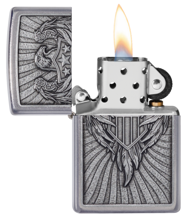 Zippo tulemasin Eagle Shield Emblem Design - Image 3