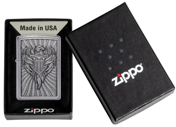 Zippo tulemasin Eagle Shield Emblem Design - Image 2