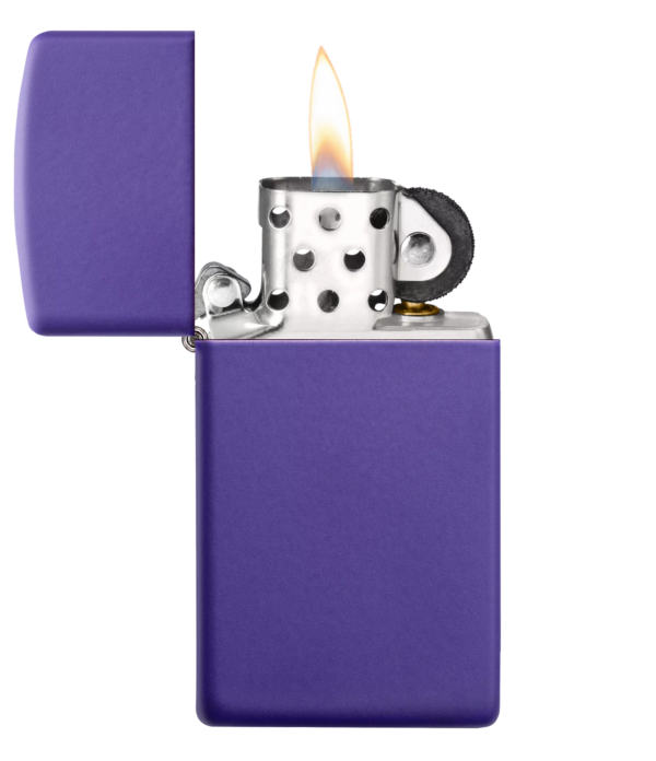 Zippo tulemasin Slim® Purple Matte - Image 4
