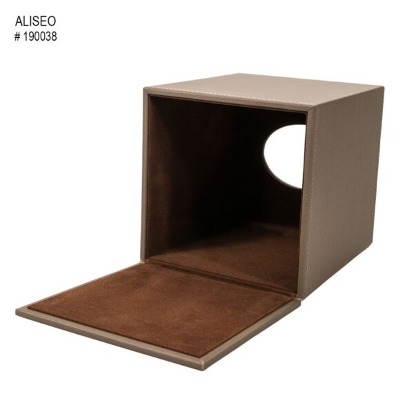 Kosmeetilise salvrÃ¤ti hoidik Ivana 130x150x130 kuubik kunstnahk beez* - Image 2
