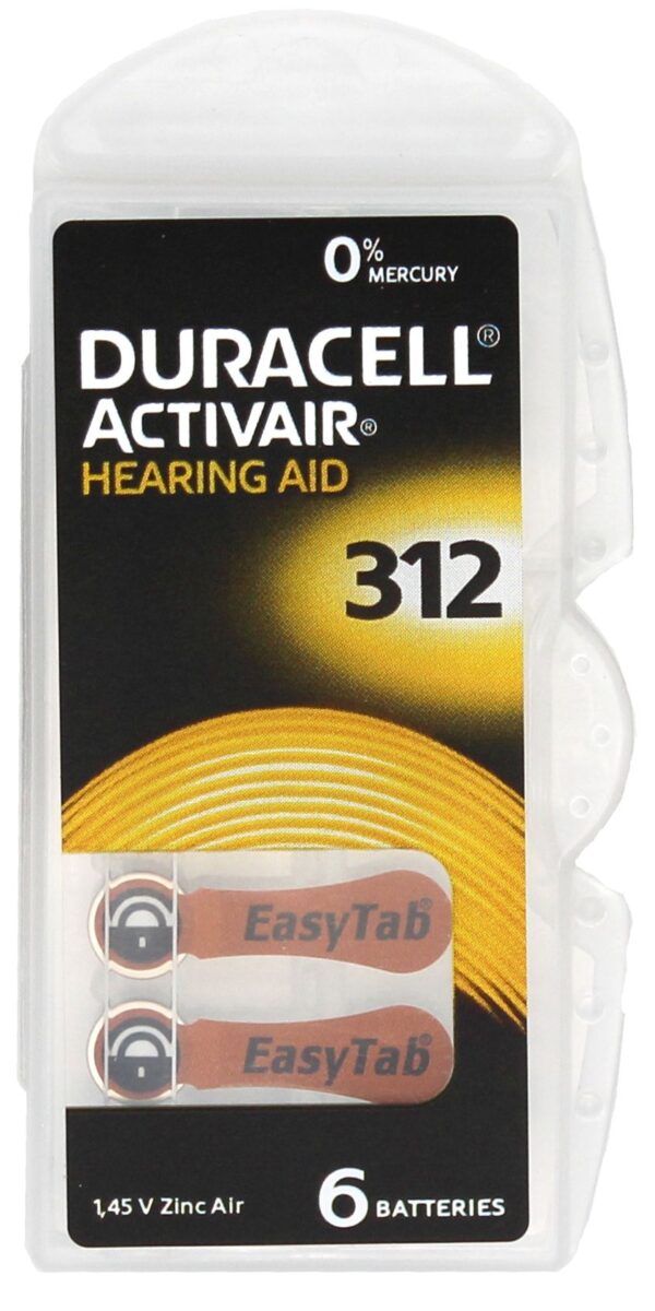 DA 312 BL6 Activair patarei Duracell ar.2929