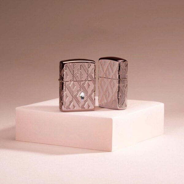 Zippo tulemasin Armor® Geometric Diamond Pattern Design - Image 2