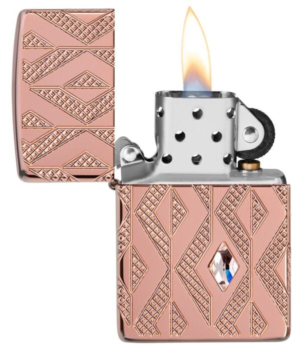 Zippo tulemasin Armor® Geometric Diamond Pattern Design - Image 4