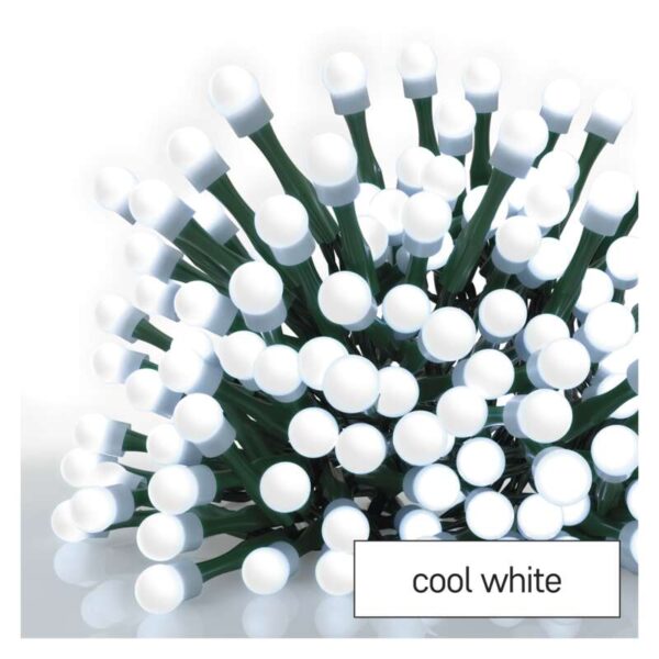 LED 80 valguskett (pallid) 8m, 8 funktsiooni IP44 CW EMOS