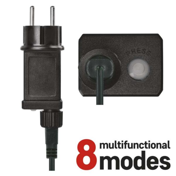 LED 80 valguskett (pallid) 8m, 8 funktsiooni IP44 CW EMOS - Image 2