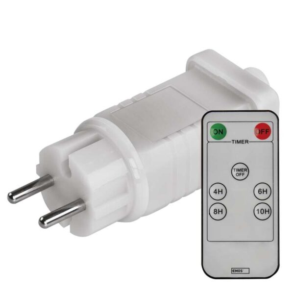 Vooluadapter+pult elektrikÃ¼Ã¼naldele, taimeriga IP44 800LED EMOS