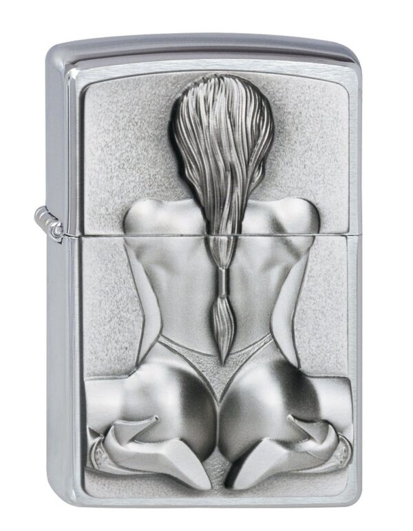 2002548 Zippo tulemasin Kneeling Girl Emblem