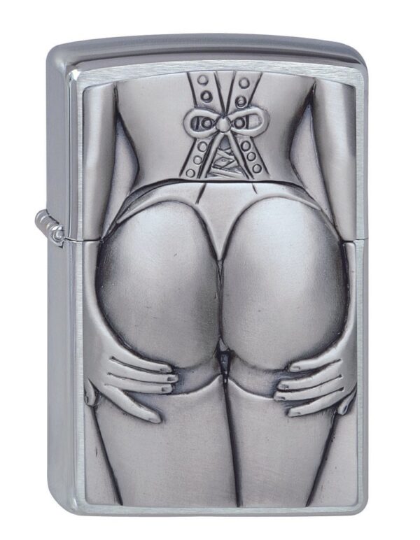1300116K Kinkekomplekt Zippo tulemasin Stocking Girl Emblem, bensiin ja tulekivid - Image 2