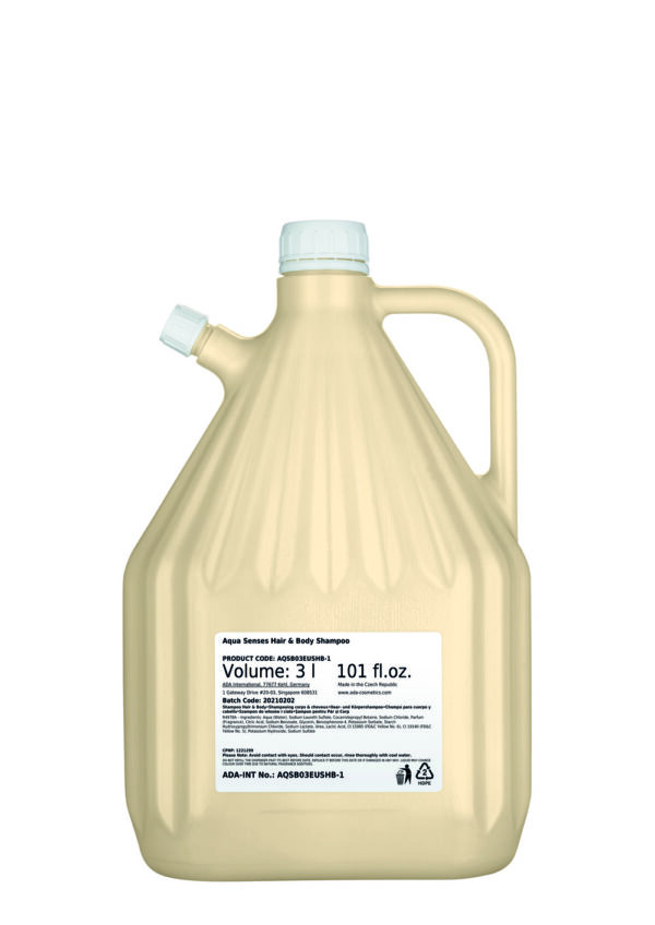 Shampoon 3L Aqua Senses (juukse,keha) AQSB03EUSHB