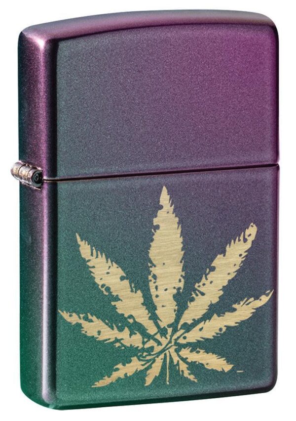 Zippo tulemasin Iridescent Marijuana Leaf