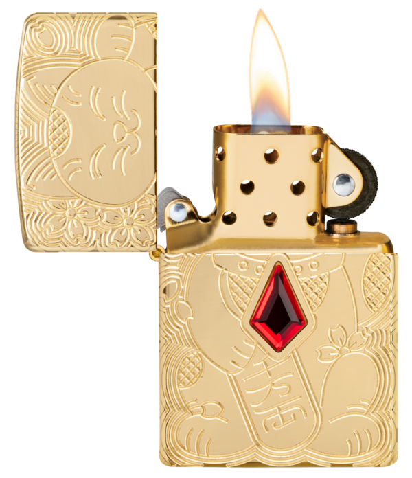 49802 Zippo tulemasin Lucky Cat Design - Image 3