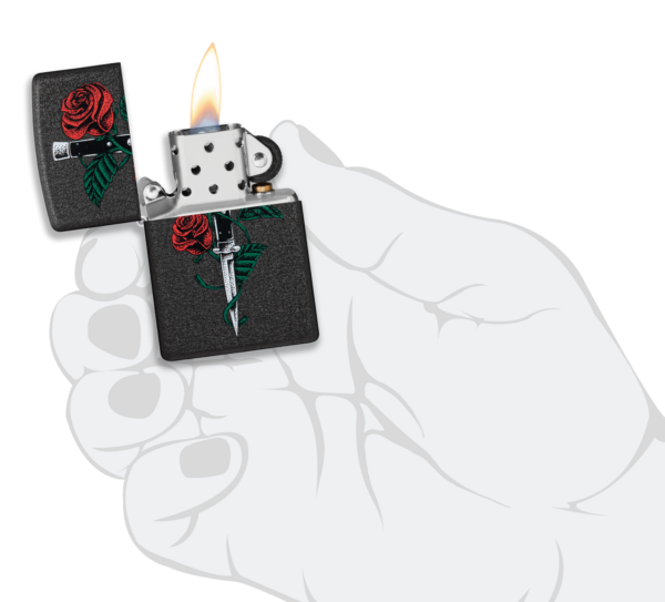 Rose Dagger Tattoo Design — изображение 5