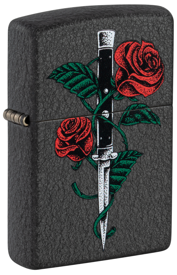 Rose Dagger Tattoo Design