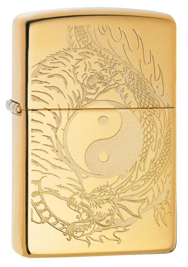 Zippo tulemasin Tiger and Dragon Design