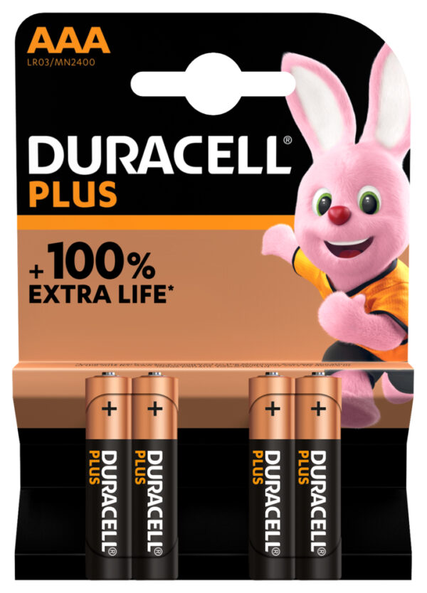 MN 2400/4 AAA patarei Duracell Plus 100% art 817