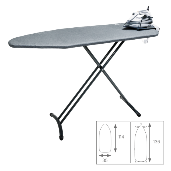 Ironing Board MI-PRO with Hotel Steam Iron STEAMWORKS